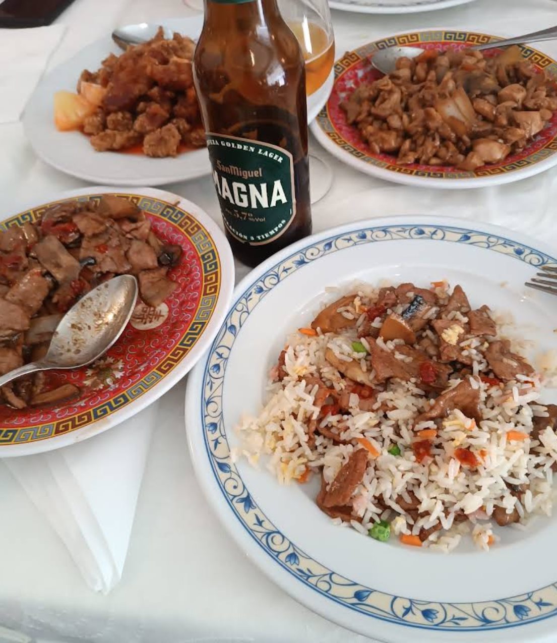 Variedad de platos